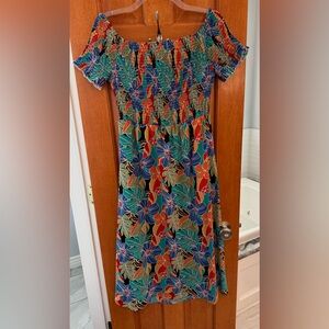 Floral Off-Shoulder Dress